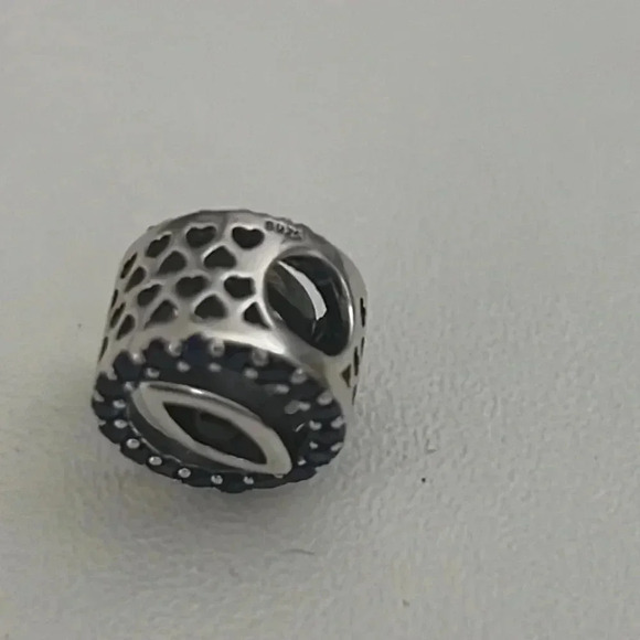 S925 Stamped Sterling Silver Evil Eye Charm - Picture 7 of 7